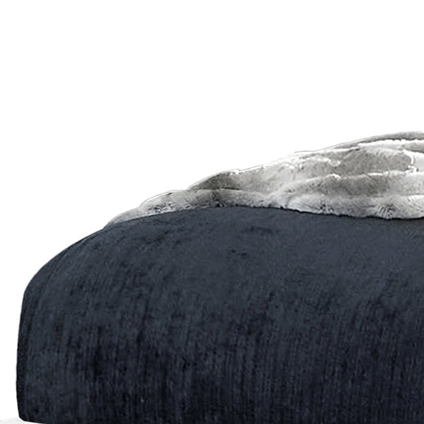 Homeroots White Solid Wood Queen Upholstered Linen Bed Frame White Foam 333314