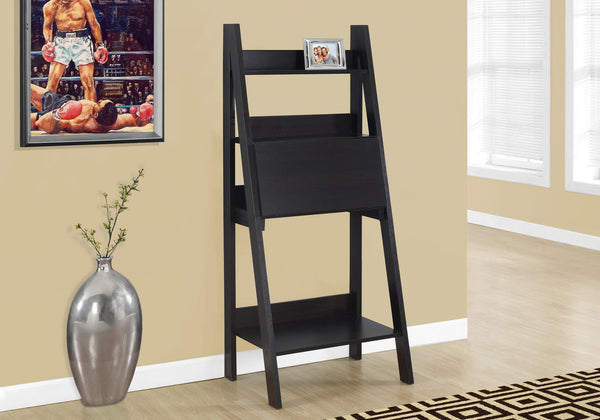 Homeroots 19" Espresso Ladder Desk Cappuccino  333349