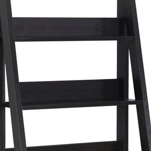 Homeroots 19" Espresso Ladder Desk Cappuccino  333349