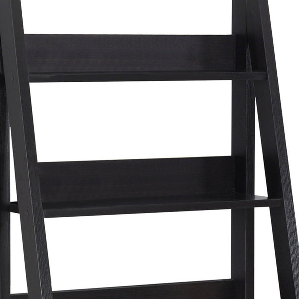 Homeroots 19" Espresso Ladder Desk Cappuccino  333349