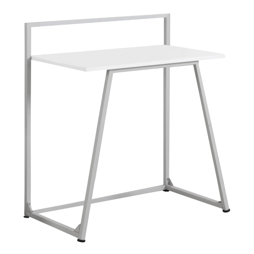 Homeroots 18" White And Gray Computer Desk   333374