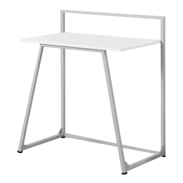 Homeroots 18" White And Gray Computer Desk   333374