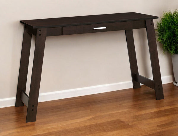 Homeroots 18" Brown Computer Desk Cappuccino  333402