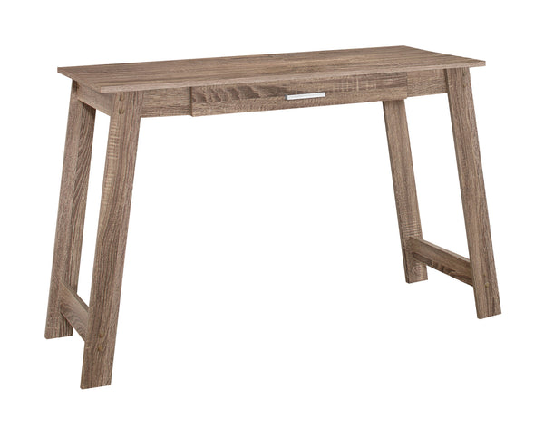 Homeroots 18" Taupe Computer Desk Dark Taupe  333403