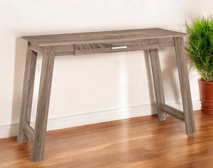 Homeroots 18" Taupe Computer Desk Dark Taupe  333403