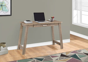 HomeRoots 18" Brown Computer Desk - Classic Design for Professional Workspaces with Hidden Storage Solutions Dark Taupe 333403