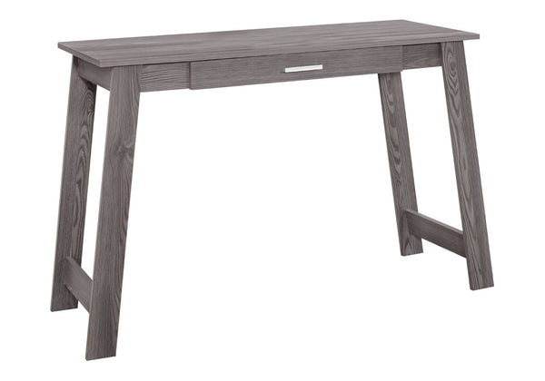 HomeRoots 18" Brown Computer Desk - Classic Design for Professional Workspaces with Hidden Storage Solutions Grey 333404