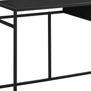 Homeroots 20" Black Computer Desk Black  333416