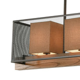 Crossbeam 57'' Wide 5-Light Linear Chandelier - Oil Rubbed Bronze 33347/5 Elk Lighting