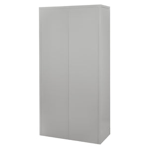 OSP Home Furnishings 72" Osp Furniture Tall Lockable Office Storage Cabinet with Four Adjustable Shelves ST723618-G