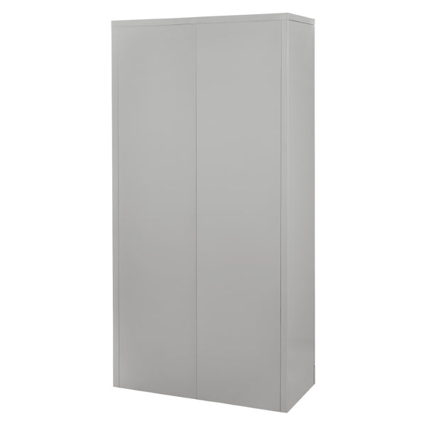 OSP Home Furnishings 72" Osp Furniture Tall Lockable Office Storage Cabinet with Four Adjustable Shelves ST723618-G