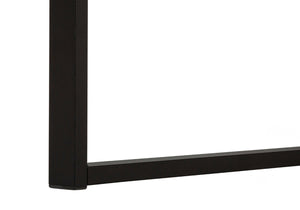 HomeRoots 24" Executive-Style Computer Desk with Three Drawers for Clutter-Free Workspace Organization Taupe,Black 333511