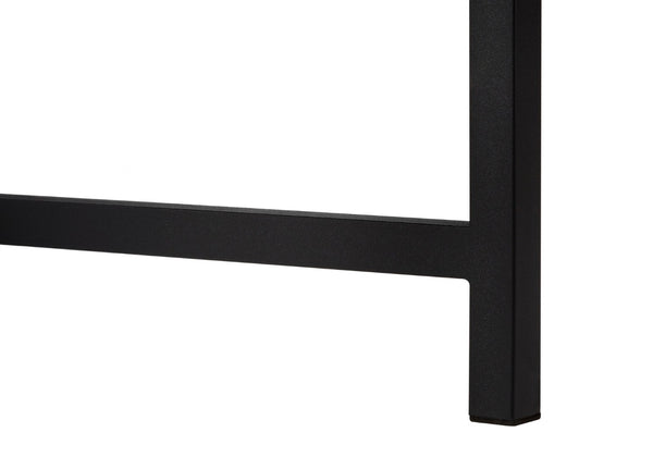 HomeRoots 24" Executive-Style Computer Desk with Two Drawers for Organized Home Office & Workspace Efficiency Brown,Black 333513