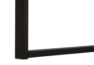 HomeRoots 24" Modern Rectangular Desk with Three Drawers for Organized Workspace and Stylish Home Office Upgrade Brown,Black 333517