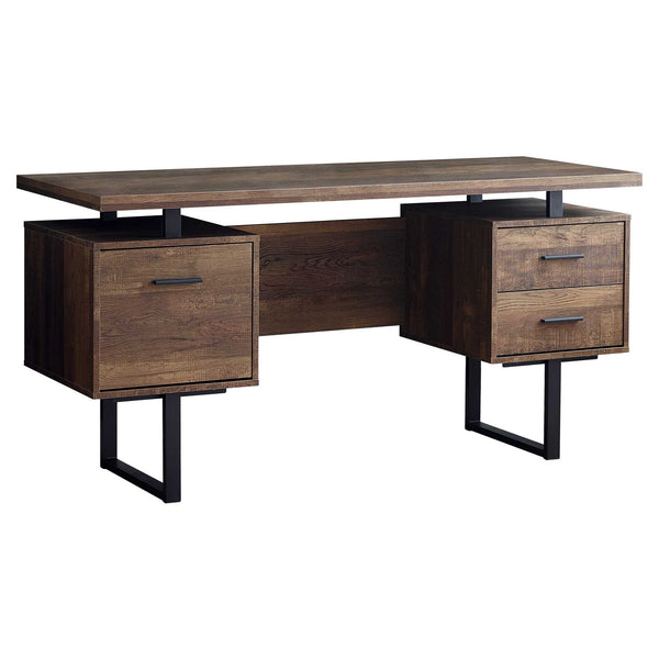 Homeroots 24" Brown And Black With Three Drawers Brown,Black  333517