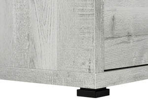 HomeRoots 47" Contemporary L-Shape Computer Desk with Three Drawers for Organized Home Office Workspace Grey 333522