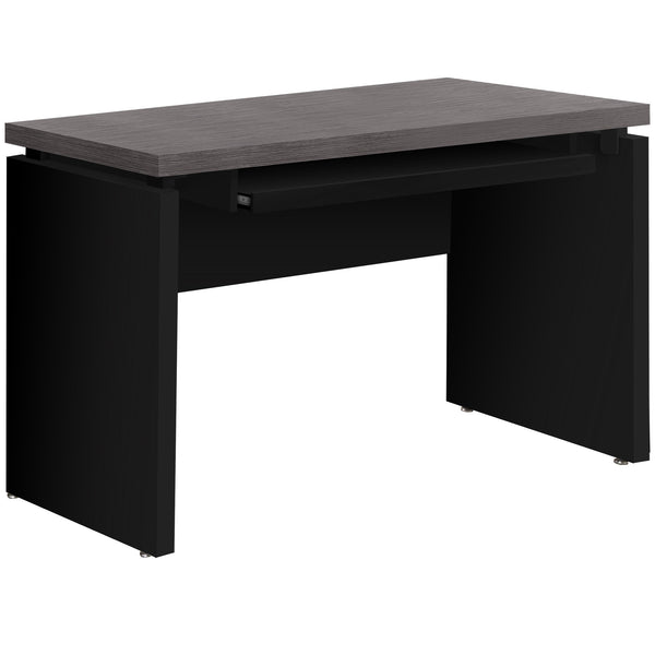 Homeroots 24" Gray And Black Computer Desk Black,Grey  333536