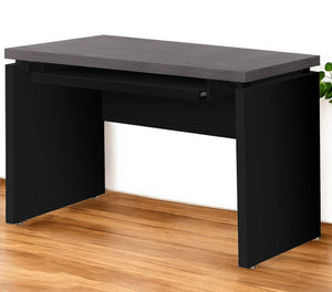 Homeroots 24" Gray And Black Computer Desk Black,Grey  333536