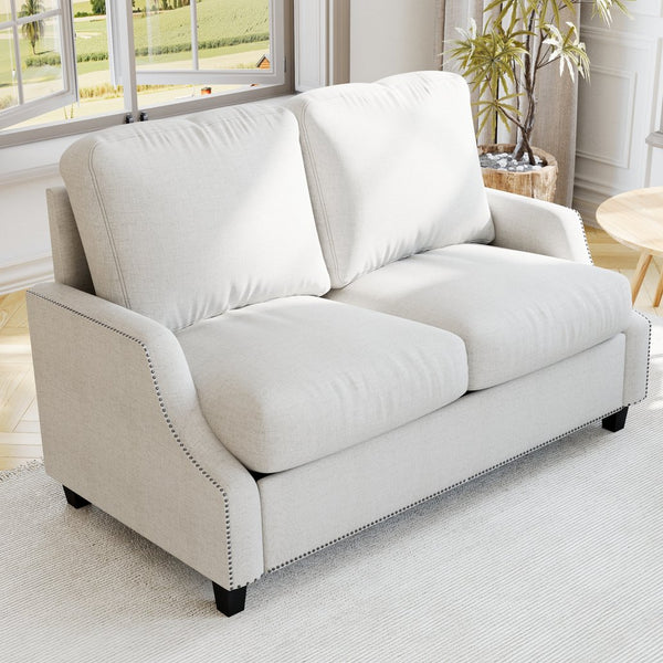 English Elm 3 Piece Living Room Sofa Sets - Modern Sectional Couch, Loveseat & Accent Chair For Cozy Spaces W680S00085