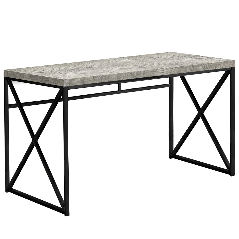Homeroots 24" Gray And Black Computer Desk   333548