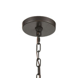 Wooden Barrel 19'' Wide 6-Light Chandelier - Oil Rubbed Bronze 33364/6 Elk Lighting