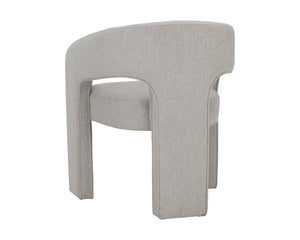 Sunpan Isidore Dining Chair - Contemporary Elegance with Curved Backrest and Clean Lines for Stylish Comfort Ernst Sandstone