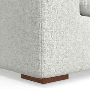 English Elm Jasmine Right Arm Sofa Module - Stylish Cloud Grey Performance Fabric, Custom Configurations & Comfort B136P199225