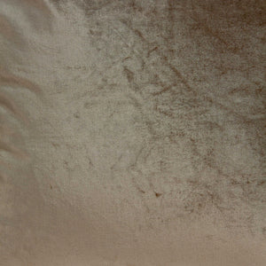 Homeroots 18" X 7" X 18" Transitional Taupe Solid Pillow Cover With Poly Insert   333998