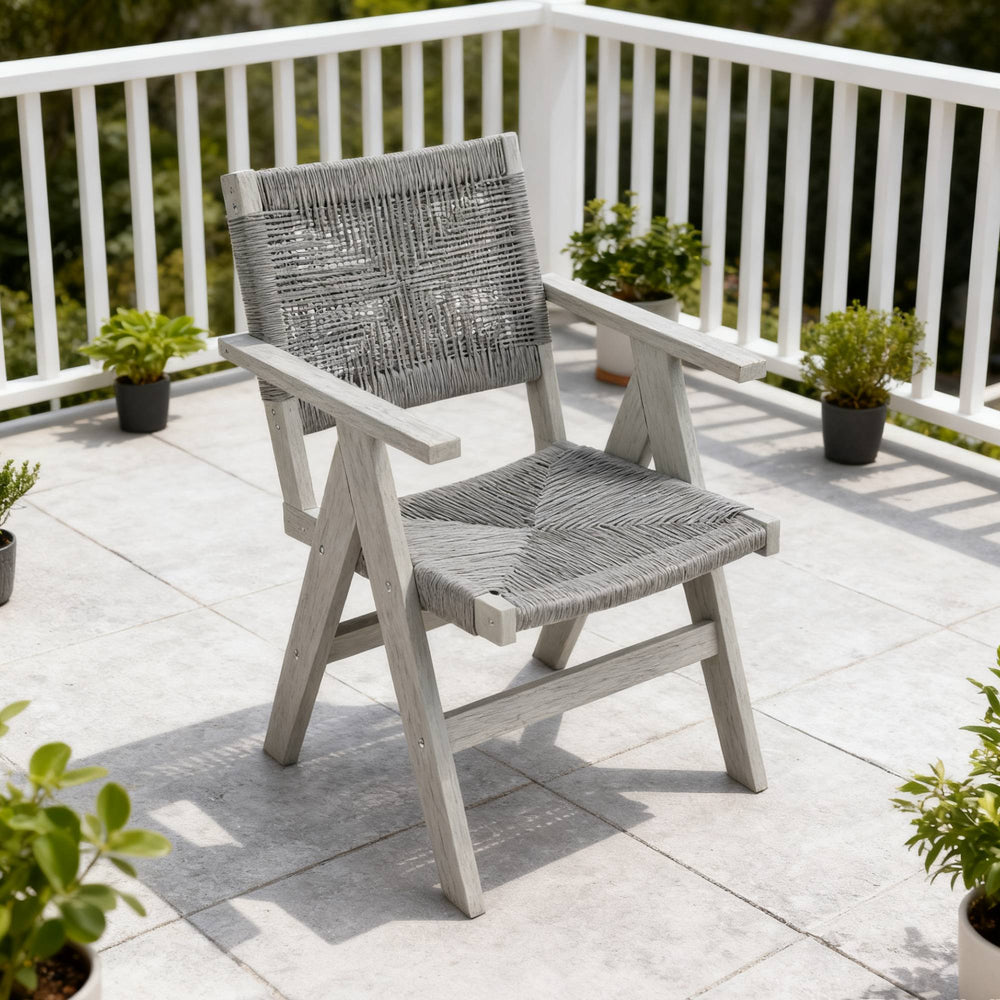 English Elm Lounge Light Gray Outdoor Recliner Chair - All-Weather, Stackable, Durable & Comfortable For Any Season W2085P364107