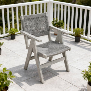 English Elm Lounge Light Gray Outdoor Recliner Chair - All-Weather, Stackable, Durable & Comfortable For Any Season W2085P364107