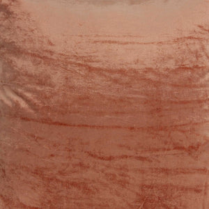 Homeroots 18" X 7" X 18" Transitional Orange Solid Pillow Cover With Poly Insert   334002