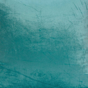 Homeroots 18" X 7" X 18" Transitional Aqua Solid Pillow Cover With Poly Insert   334005