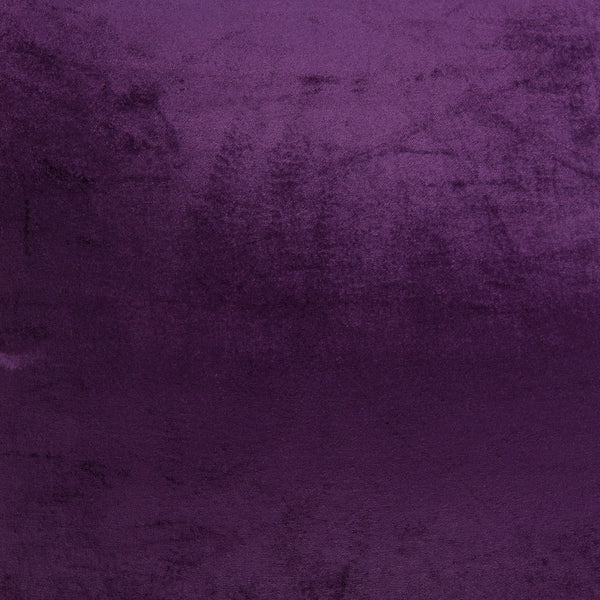 Homeroots 20" X 7" X 20" Transitional Purple Solid Pillow Cover With Poly Insert   334008