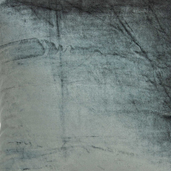 Homeroots 20" X 7" X 20" Transitional Charcoal Solid Pillow Cover With Poly Insert   334010