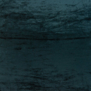 Homeroots 20" X 7" X 20" Transitional Dark Blue Solid Pillow Cover With Poly Insert   334012