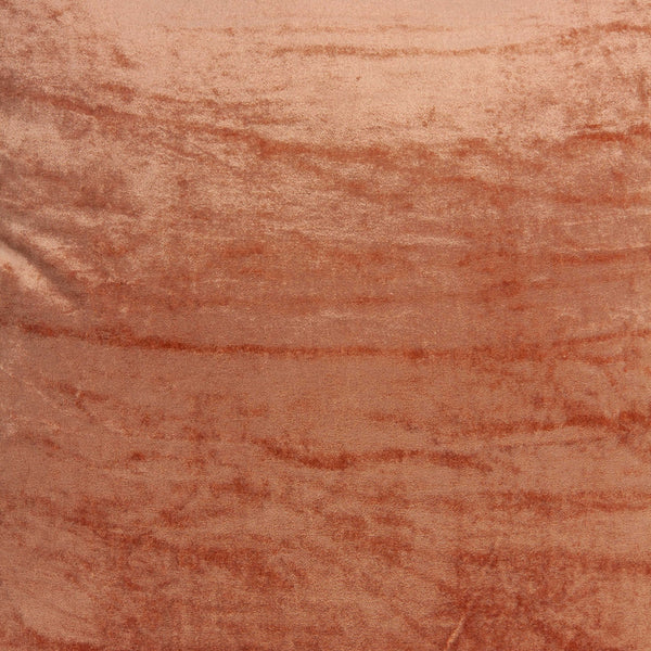 Homeroots 20" X 7" X 20" Transitional Orange Solid Pillow Cover With Poly Insert   334017