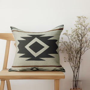 Homeroots 20" X 7" X 20" Southwest Tan Pillow Cover With Poly Insert   334033