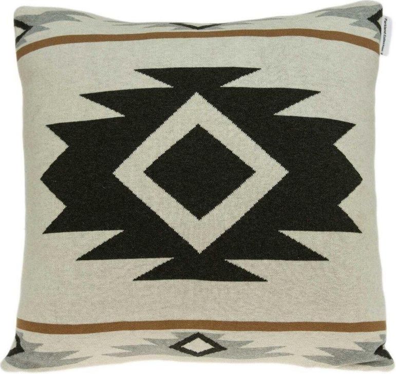 Homeroots 20" X 7" X 20" Southwest Tan Pillow Cover With Poly Insert   334033