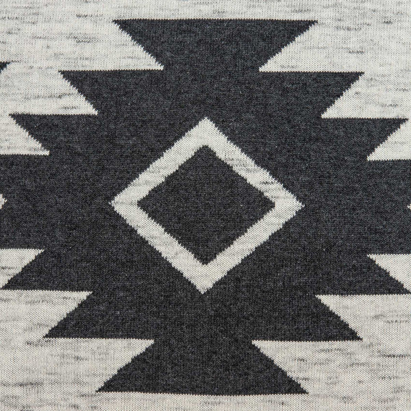 Homeroots 20" X 7" X 20" Southwest Tan Accent Cotton Pillow Cover With Poly Insert   334034