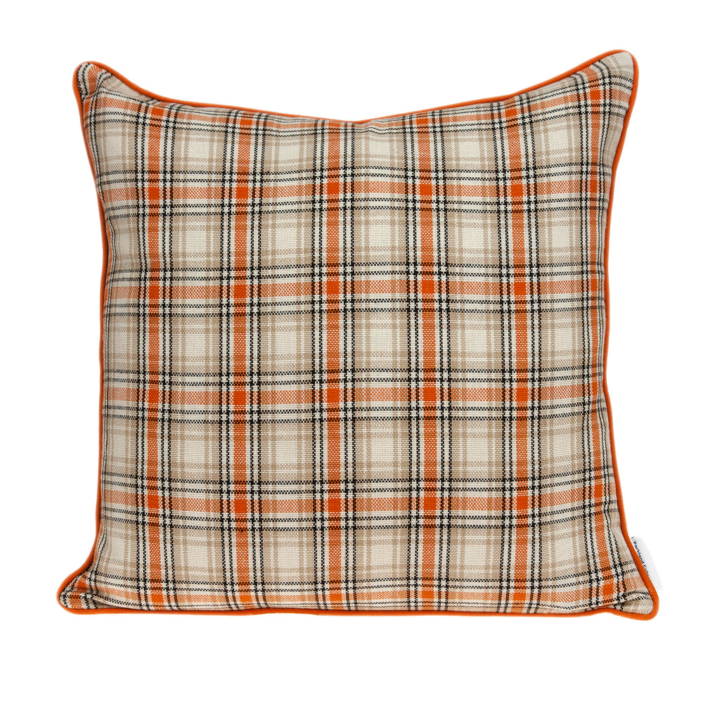 Homeroots 20" X 7" X 20" Transitional Multicolor Cotton Pillow Cover With Poly Insert   334036