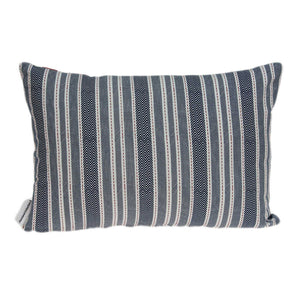 Homeroots 14" X 20" Gray Cotton Throw Pillow   334037