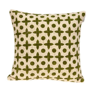 Homeroots 18" X 7" X 18" Transitional Beige Printed Pillow Cover With Poly Insert   334038