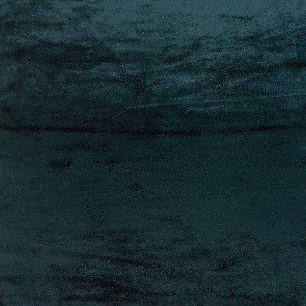 Homeroots 22" X 7" X 22" Transitional Dark Blue Solid Pillow Cover With Poly Insert   334044