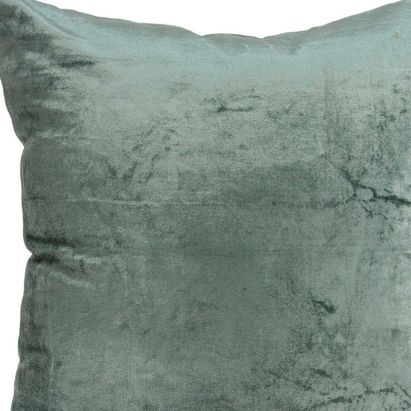 Homeroots 22" X 7" X 22" Transitional Sea Foam Solid Pillow Cover With Poly Insert   334048