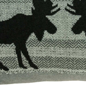 Homeroots 24" X 5" X 16" Lodge Gray Pillow Cover With Poly Insert   334052