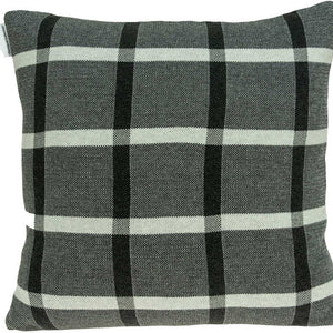 Homeroots 20" X 7" X 20" Transitional Gray Pillow Cover With Poly Insert   334057