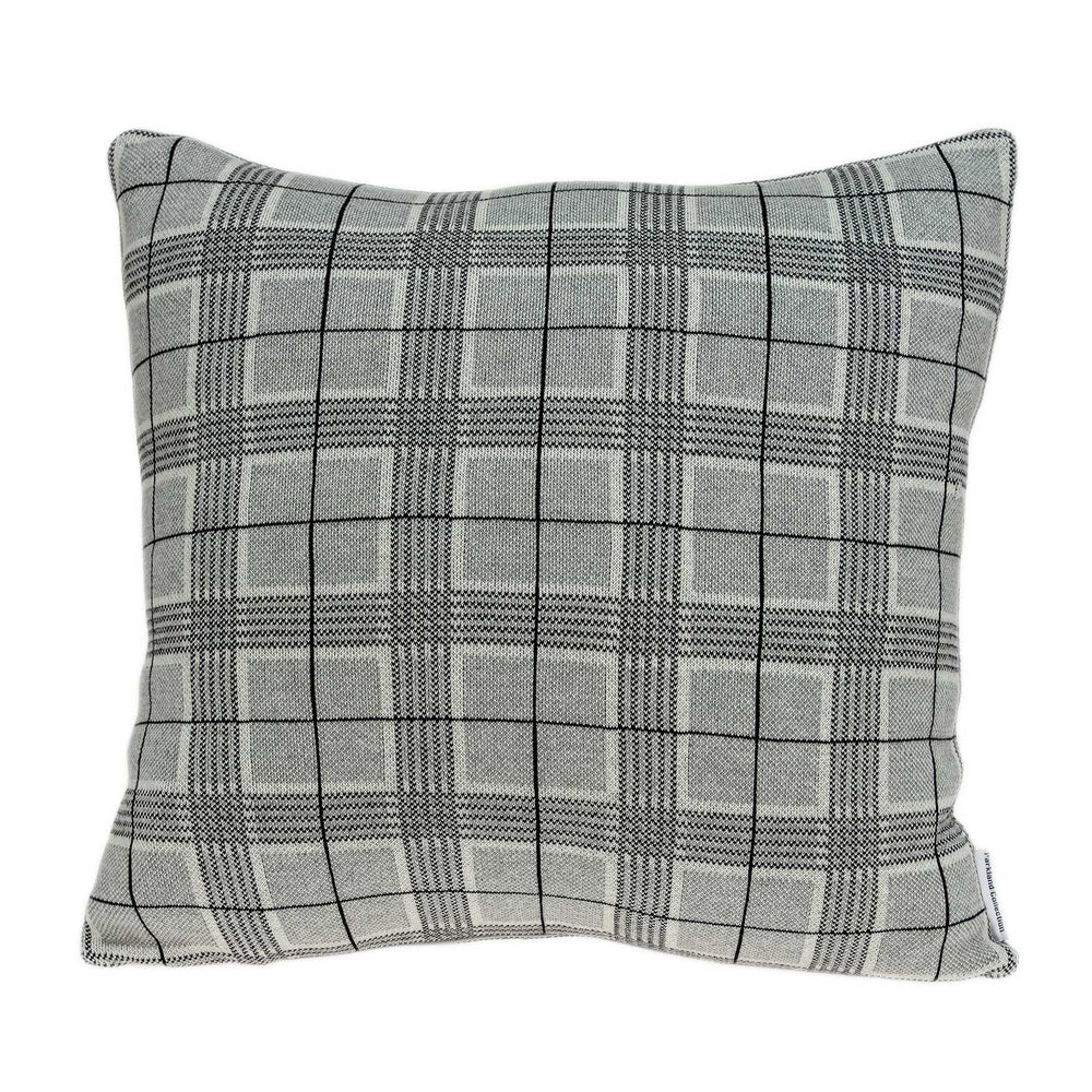 Homeroots 20" X 7" X 20" Transitional Gray Accent Pillow Cover With Poly Insert   334058