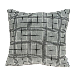 Homeroots 20" X 7" X 20" Transitional Gray Accent Pillow Cover With Poly Insert   334058