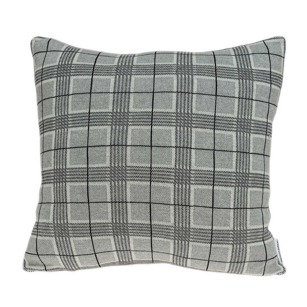 Homeroots 20" X 7" X 20" Transitional Gray Accent Pillow Cover With Poly Insert   334058