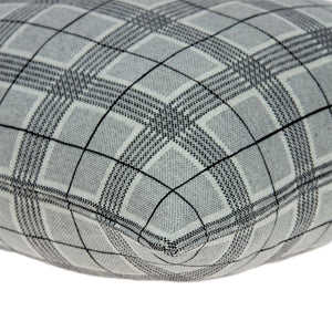 Homeroots 20" X 7" X 20" Transitional Gray Accent Pillow Cover With Poly Insert   334058